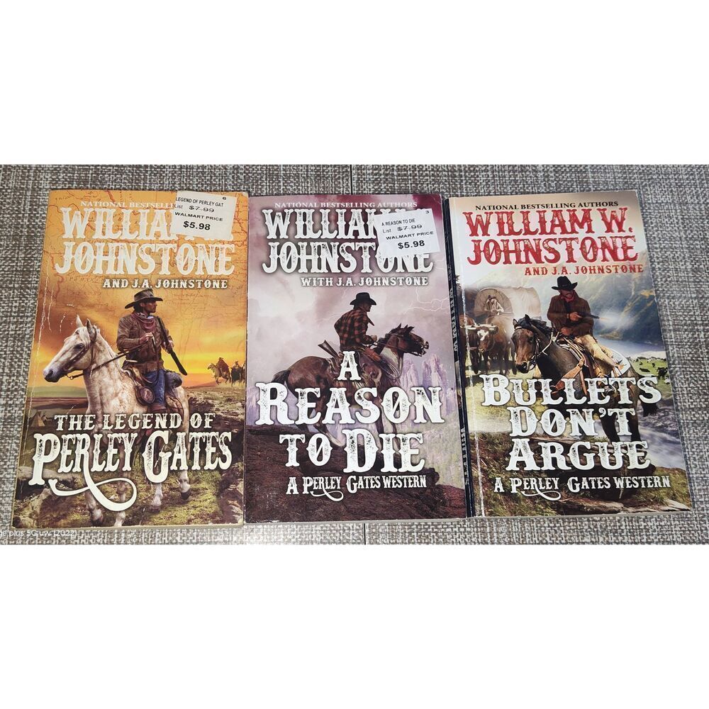 Perley Gates Series 3/7 Western William Johnstone paperback